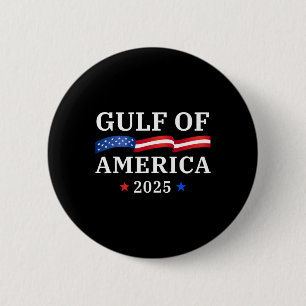 Welcome To America Gulf - Gulf Of Mexico 2025 3 6 Cm Round Badge