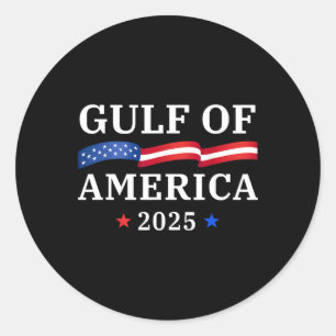 Welcome To America Gulf - Gulf Of Mexico 2025 3  Classic Round Sticker