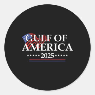 Welcome To America Gulf - Gulf Of Mexico 2025 8  Classic Round Sticker