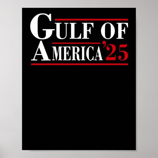 Welcome To America Gulf - Gulf Of Mexico 2025  Poster (Front)
