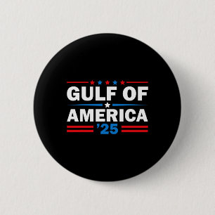 Welcome To America Gulf - Gulf Of Mexico 2025 Vint 6 Cm Round Badge