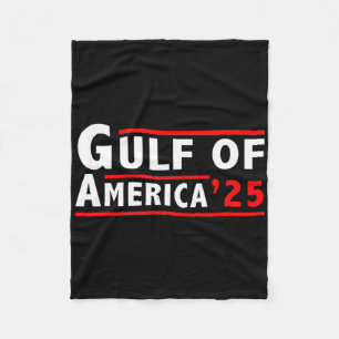 Welcome To America Gulf Shirt Gulf Of Mexico 2025 Fleece Blanket