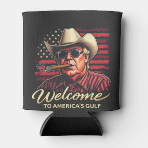 Welcome to America's Gulf Funny Trump America Can Cooler