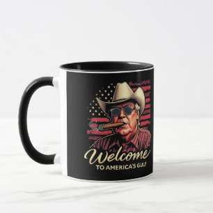 Welcome to America's Gulf Funny Trump America Mug