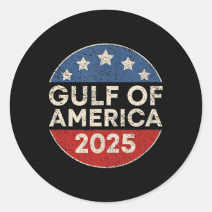 Welcome To America's Gulf - Gulf Of Usa America Re Classic Round Sticker