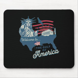 Welcome To America's Gulf Shirt Funny America's Gu Mouse Pad