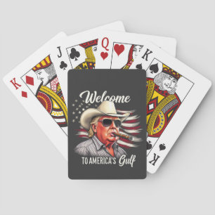Welcome to America's Gulf Trump East Cost Mexico Playing Cards