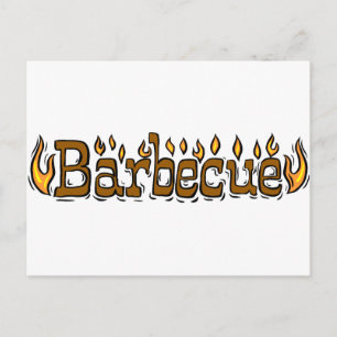 Welcome To Barbecue Postcard