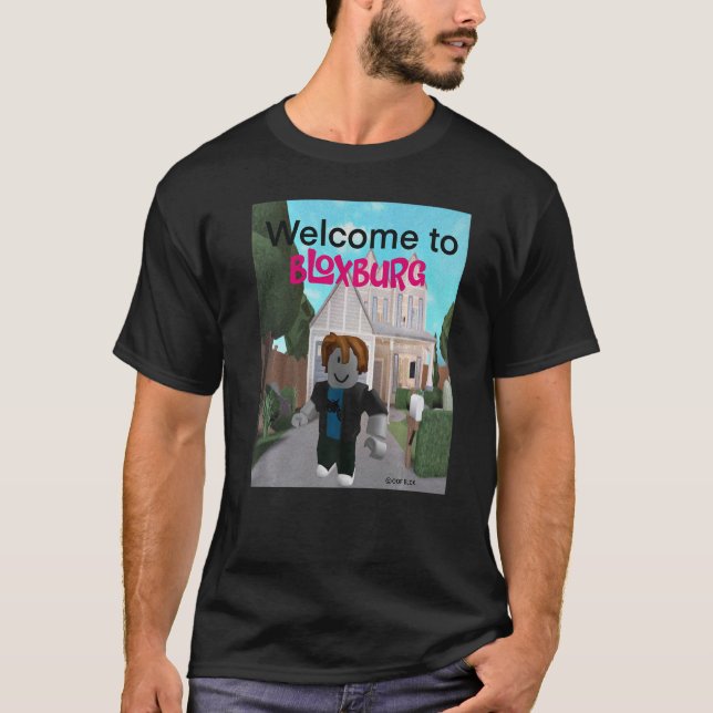 Welcome to bloxburg Premium T-Shirt (Front)