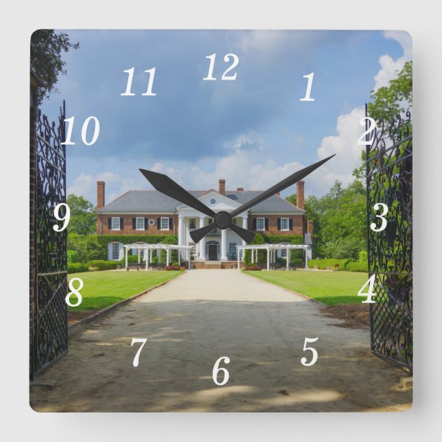 Welcome To Boone Hall Wall Clock (Front)