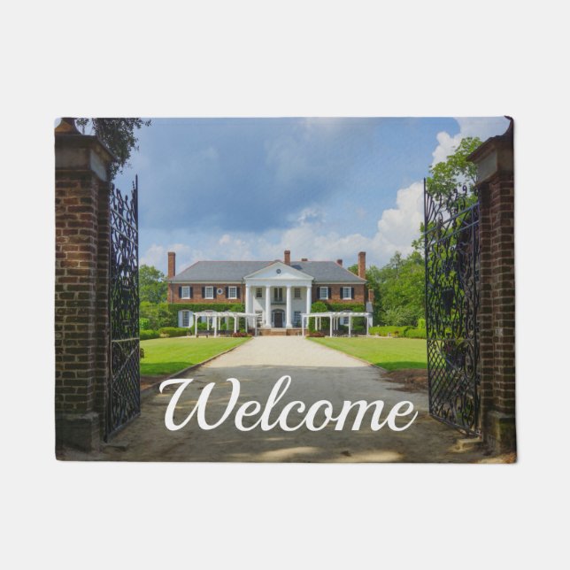 Welcome To Boone Hall Welcome Doormat (Front)