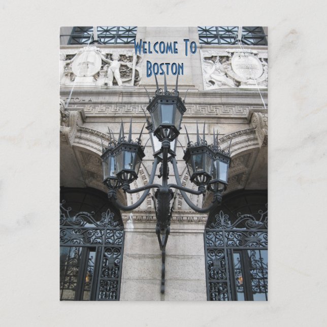 Welcome To Boston Postcard (Front)