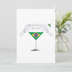 Welcome To Brazil Invitation