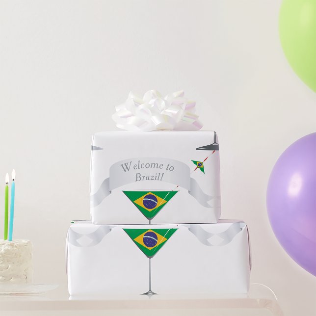 Welcome To Brazil Wrapping Paper (Creator Uploaded)
