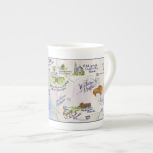 Welcome to Buffalo Map Bone China Mug