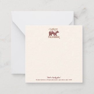 Welcome to California Bear Card