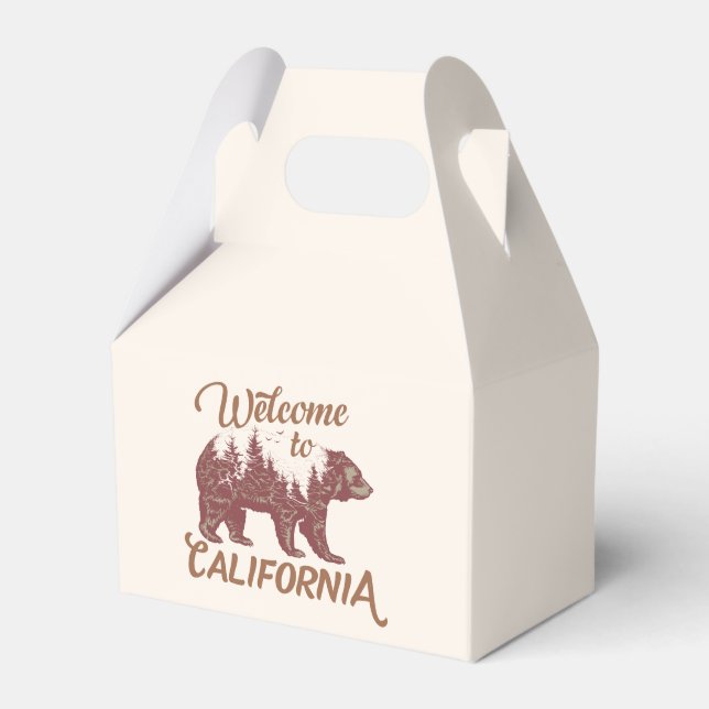 Welcome to California Bear Favour Box (Front Side)