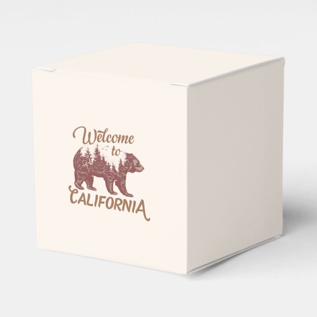 Welcome to California Bear Favour Box (Front Side)