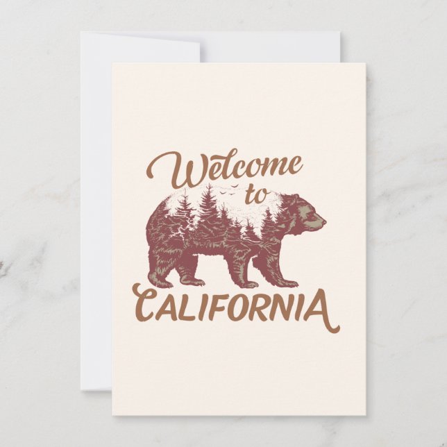 Welcome to California Bear Forest  (Front)