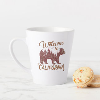 Welcome to California Bear Latte Mug