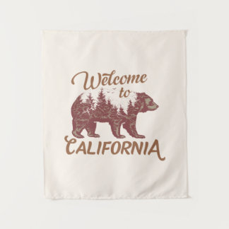 Welcome to California Bear Tapestry