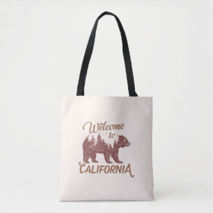 Welcome to California Bear Tote Bag