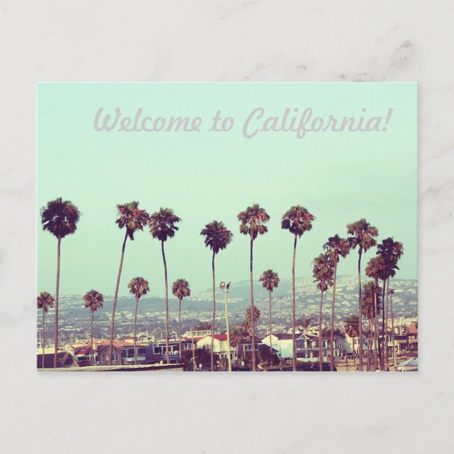 Welcome to California! Postcard (Front)