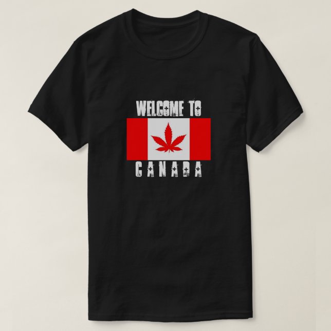 WELCOME TO CANADA T-Shirt (Design Front)