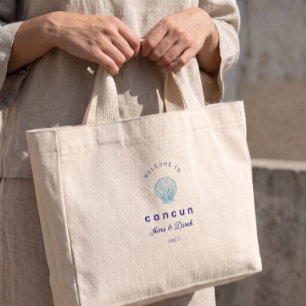 Welcome to Cancun Blue Custom Wedding Welcome Bag