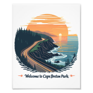 Welcome to Cape Breton Highlands National Park Photo Print