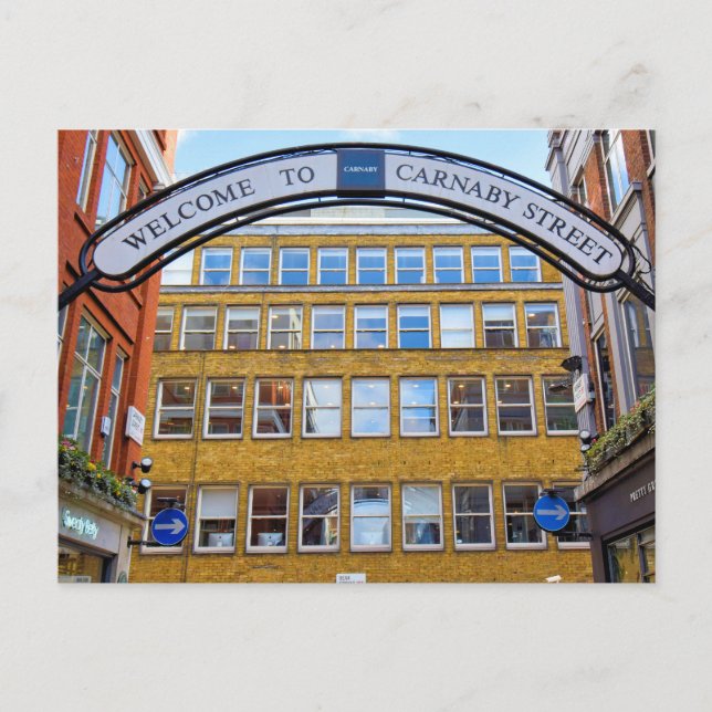 Welcome to Carnaby Street - London Postcard (Front)