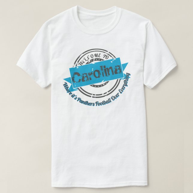 Welcome To Carolina White T-Shirt (Design Front)