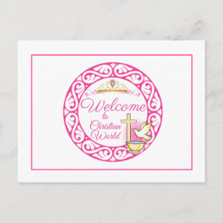 Welcome to Christian World Postcard