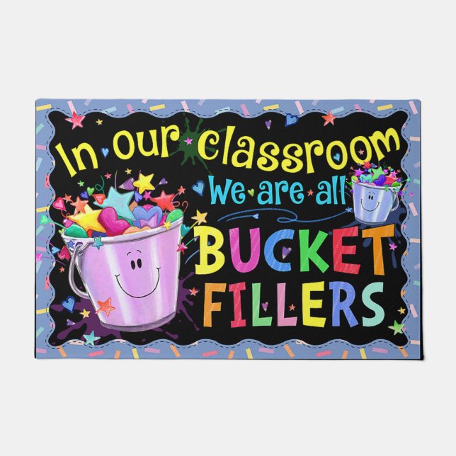 Welcome To Classroom Door Mat, Funny Teacher Gifts Doormat (Front)