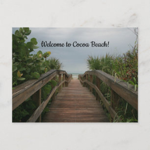 Welcome to Cocoa Beach, Florida! Postcard