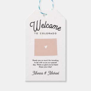 Welcome to COLORADO Wedding ANY COLOR!! Gift Tags