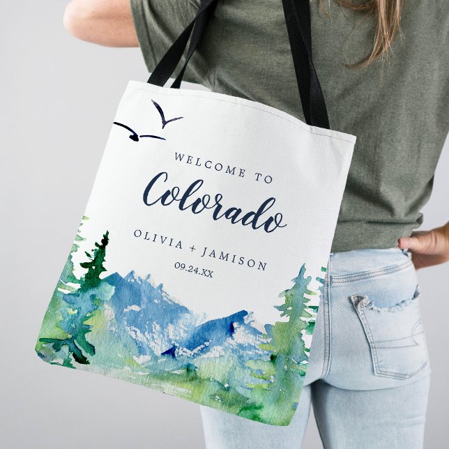 Welcome to Colorado Wedding Welcome Tote Bag (Creator Uploaded)