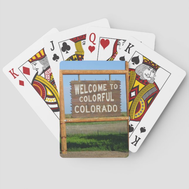 Welcome to Colourful Colorado Playing Cards (Back)