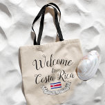 Welcome to Costa Rica | Destination Wedding Custom Tote Bag<br><div class="desc">A celebratory gift item tailored to your wedding guest travelling to see you in the beautiful country of Costa Rica.  All elements of this item are unlocked and adjustable to suit your needs. Have fun making it your own.</div>