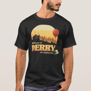 Welcome to Derry - IT Terror Movie Book - Horror K T-Shirt