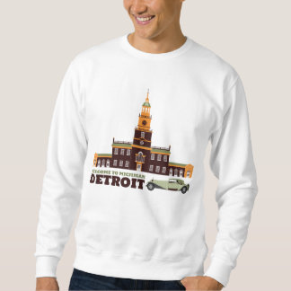 Welcome to Detroit. Michigan - Colour Logo Sweatshirt