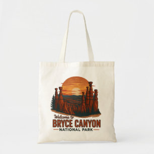 Welcome to Embroidery Bryce Canyon National USA Tote Bag