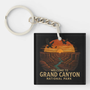 Welcome to Embroidery Grand Canyon National USA  Key Ring