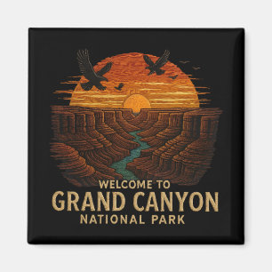 Welcome to Embroidery Grand Canyon National USA Magnet