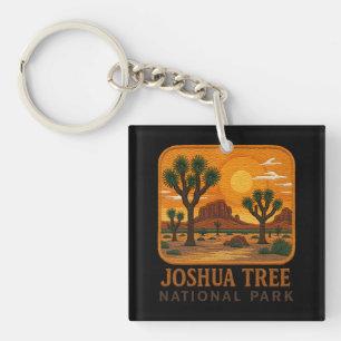 Welcome to Embroidery Joshua Tree National USA  Key Ring