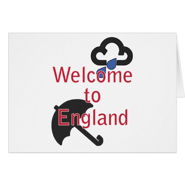 Welcome to England! (Front Horizontal)