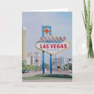 Welcome to Fabulous Las Vegas Announcement Card