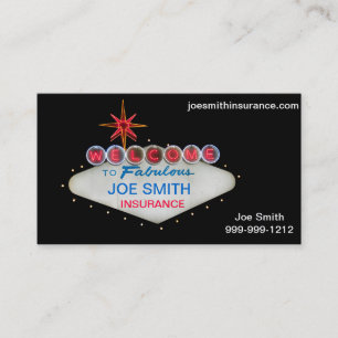 Welcome to Fabulous Las Vegas business cards