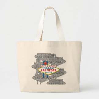 Welcome to Fabulous Las Vegas Large Tote Bag