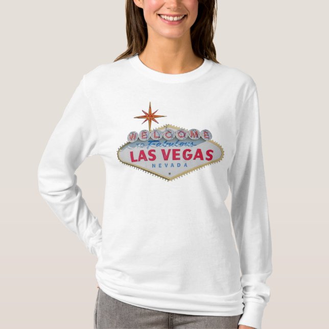 Welcome to Fabulous Las Vegas Long Sleeve Tee (Front)